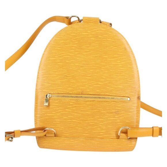 LOUIS VUITTON Epi Mabillon Backpack Yellow M52239 LV Auth 136925 - Picture 2 of 16